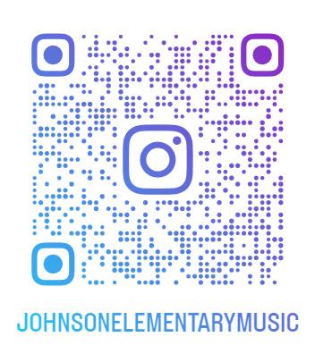 QR Code: JohnsonElementaryMusic Instagram: https://www.instagram.com/johnsonelementarymusic/